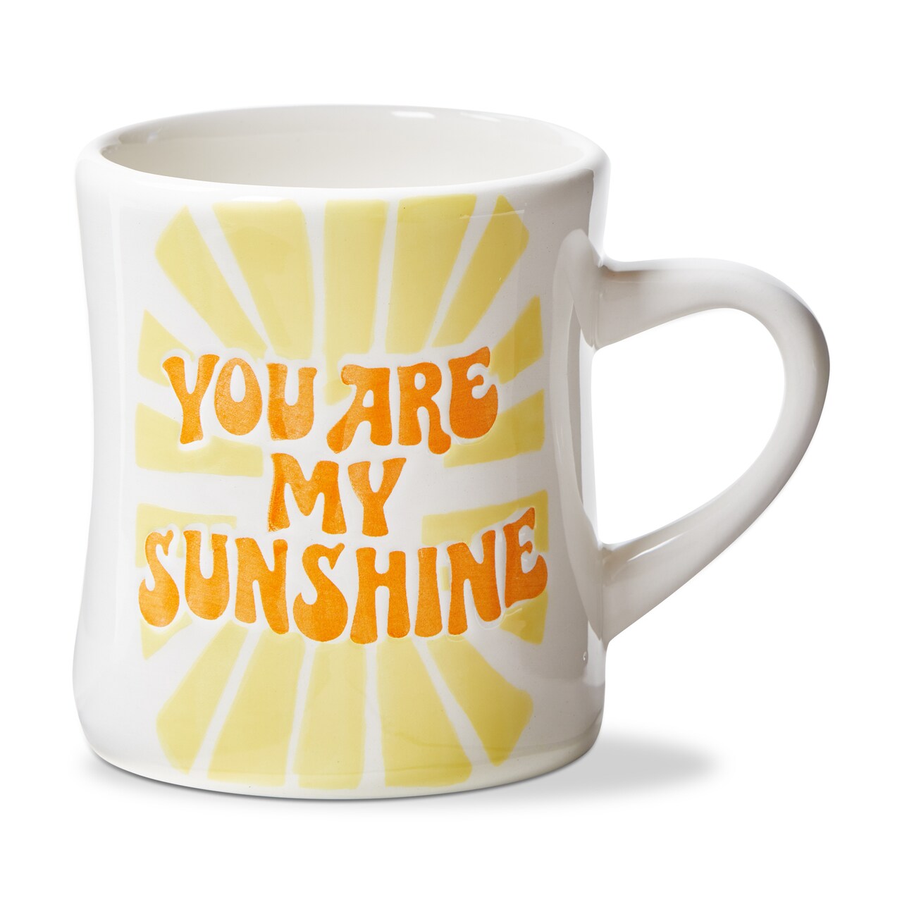 You Are My Sunshine Coffee Mug Yellow Multi Stoneware Everyday 12oz Dishwasher Safe